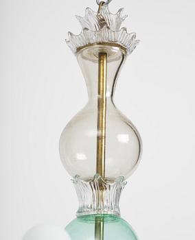Gio Ponti, ljuskrona, Venini, Murano, Italien, 1945-50.