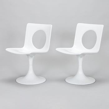 Carl Gustaf Hiort af Ornäs, A set of four "Afo-Seat-2001", chairs,  SOK Rauman Tehtaat. Designed 1971.