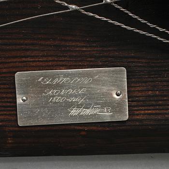 URBAN STRÖM, 2 st, väggskulpturer, signerade och daterade -82 och -83.