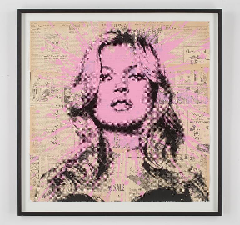 Mr Brainwash (Thierry Guetta), "Cover Girl" (Kate Moss).