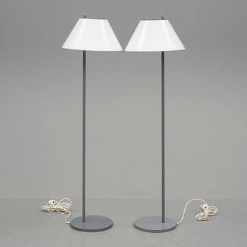 GOLVLAMPOR, ett par, Per Iversen för Louis Paulsen, 1960-tal.