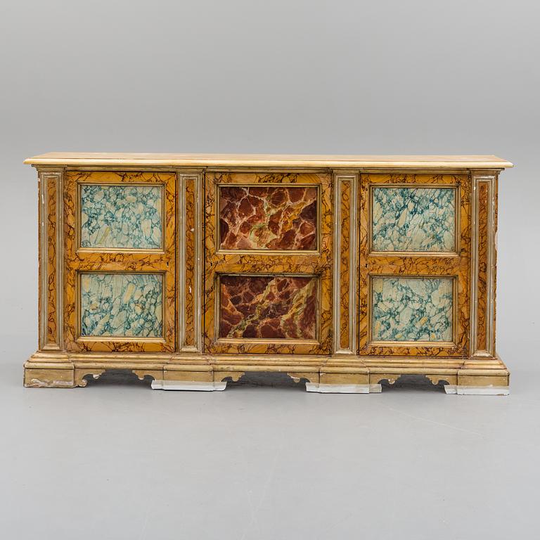 A late 19th century sideboard.