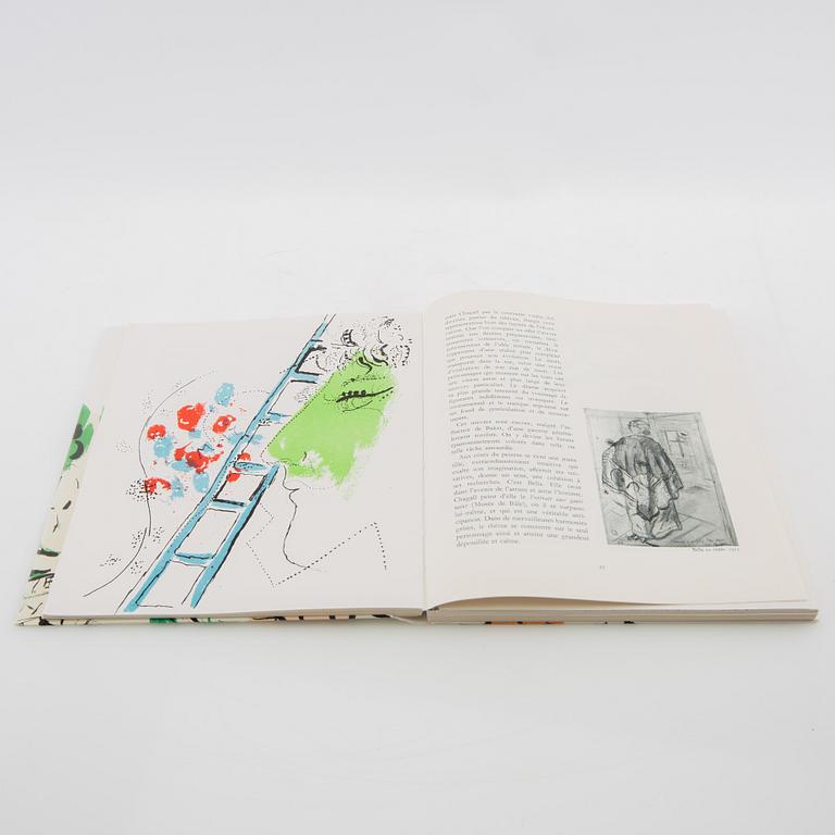 Marc Chagall, bok Jaques Lassaigne, Maeght Éditeur, Paris, 1957, med 15 litografier.