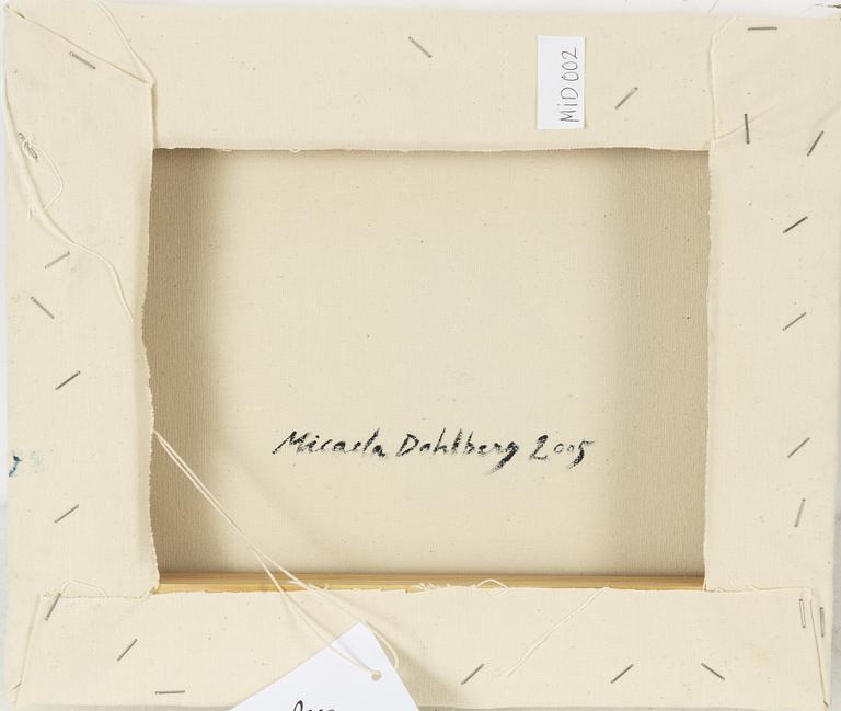 Micaela Dahlberg, Interior with a bed.