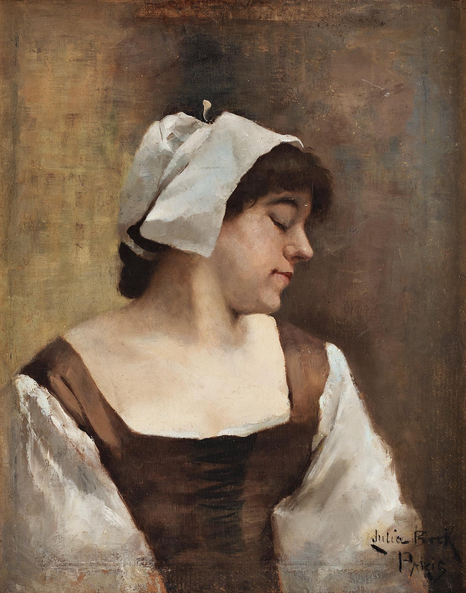 Julia Beck, "Studiehufvud".