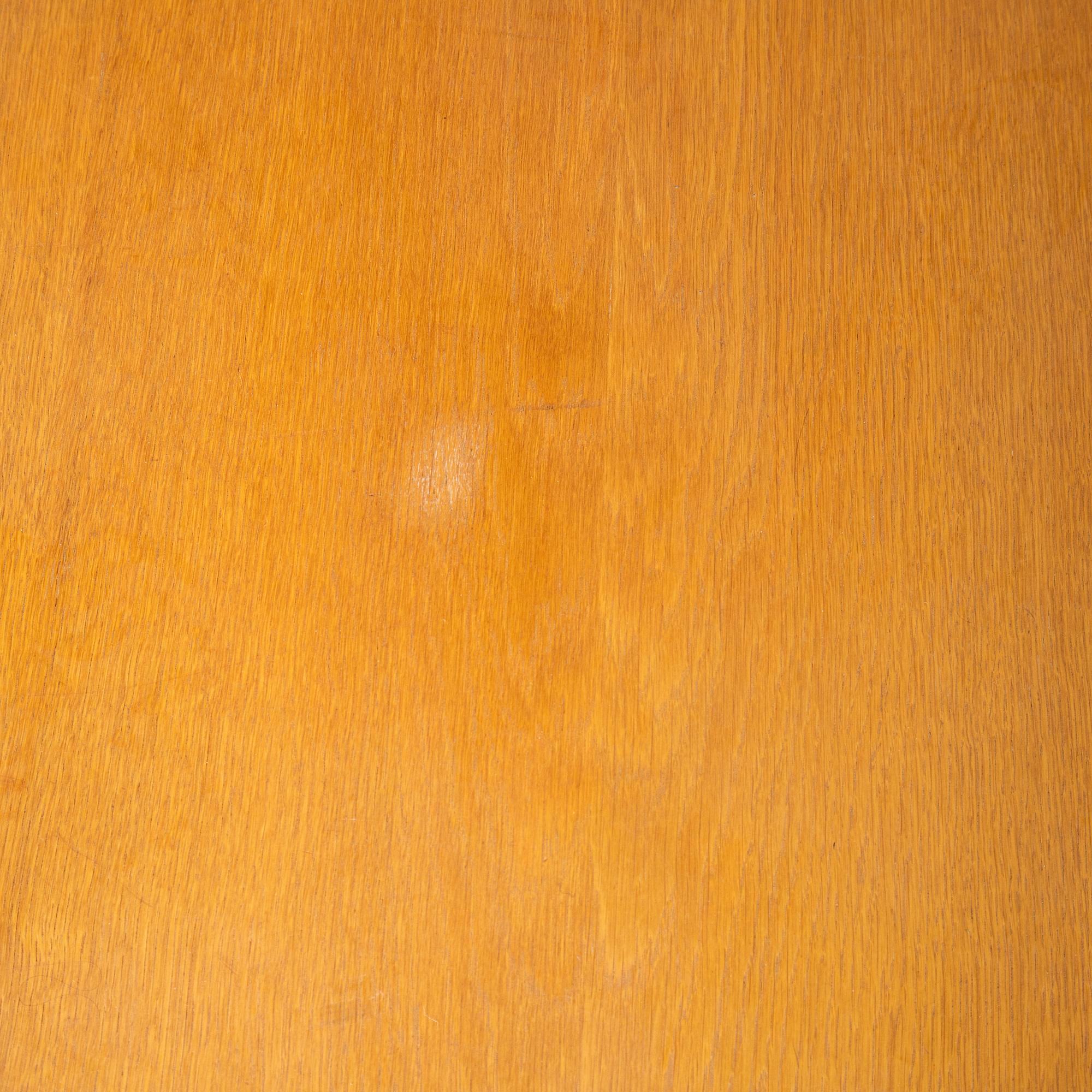 An oak conference table, probably by Carl Malmsten, mid 20th Century.