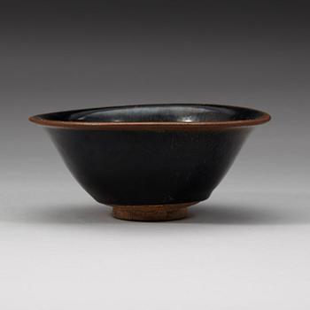 A Temmoku bowl, Song dynasty (906-1279).