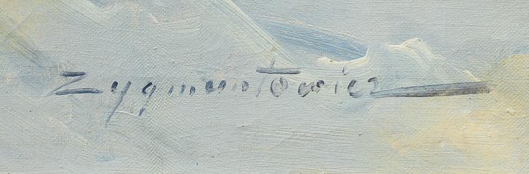 Ignacy Zygmuntowicz, Fyrspann i vinterlandskap.