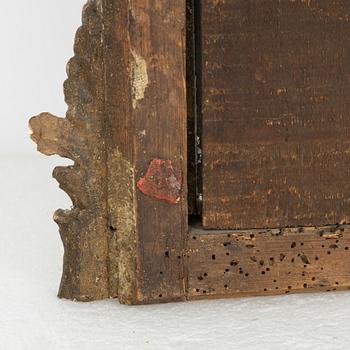 A rococo mirror, second part of the 18th Century.