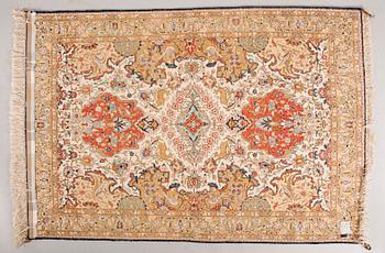 MATTA, silke, Qum, Iran 1960-70-tal. 156x108 cm.