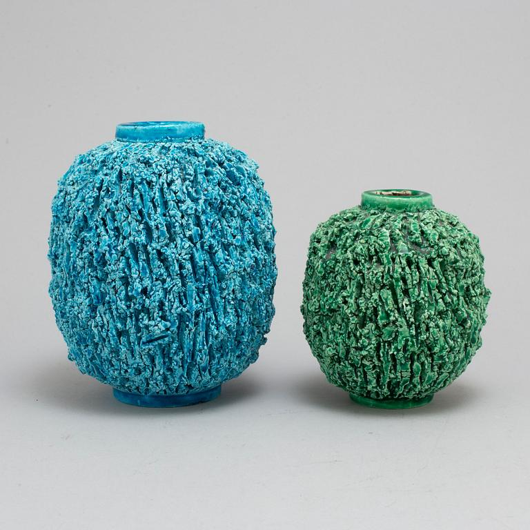 Two stoneware vases by Gunnar Nylund, Rörstrand.