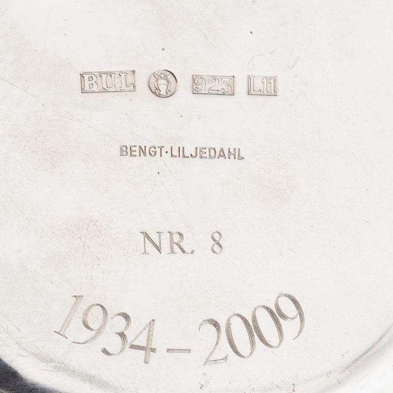 Bengt Liljedahl, a sterling silver bowl, Stockholm 2009.