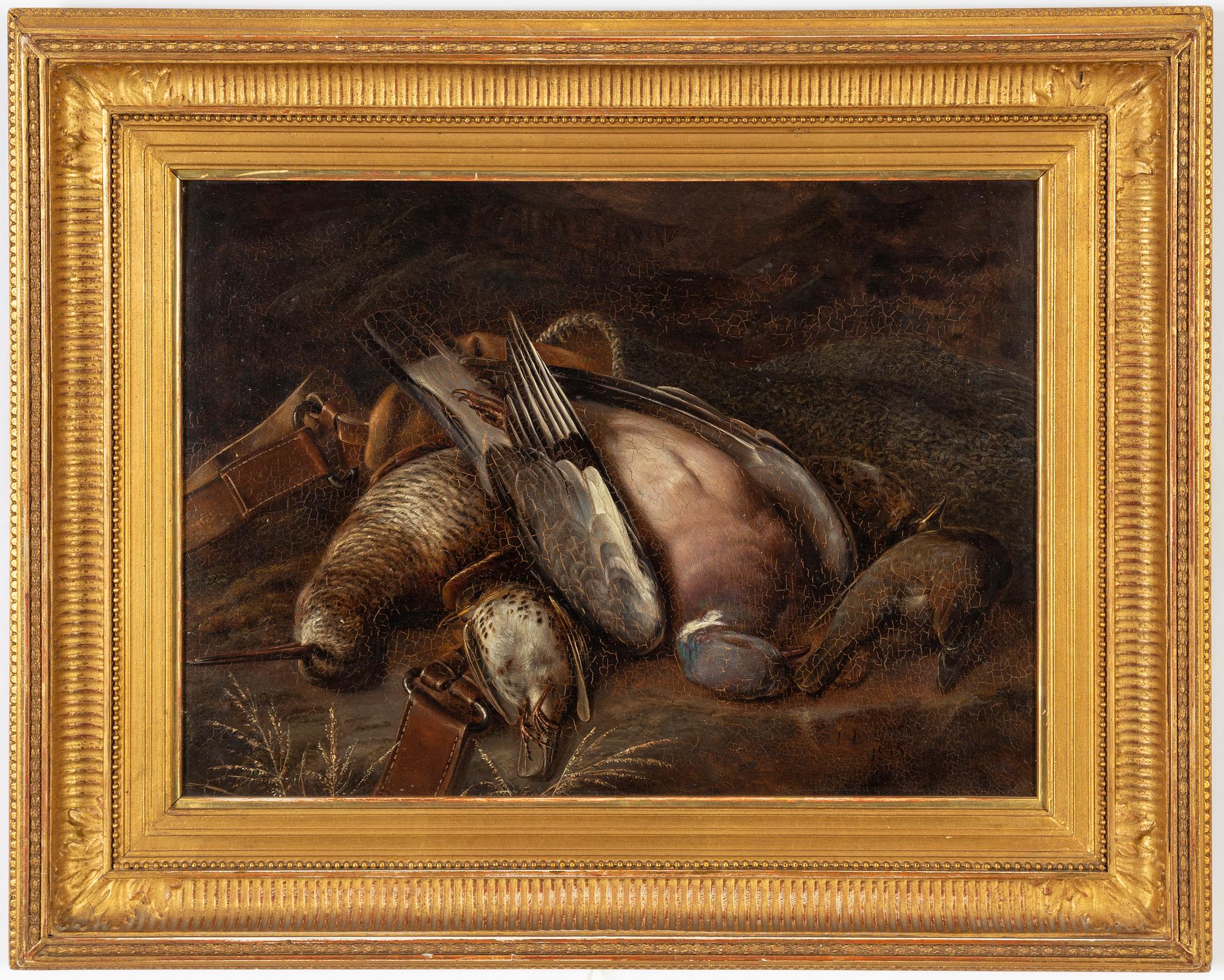Johan Laurentz Jensen, oil on canvas, signed and dated 1845.