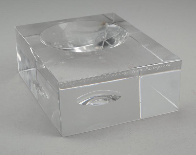 SKULPTUR, glas, Sven Palmqvist, Expo, Orrefors.