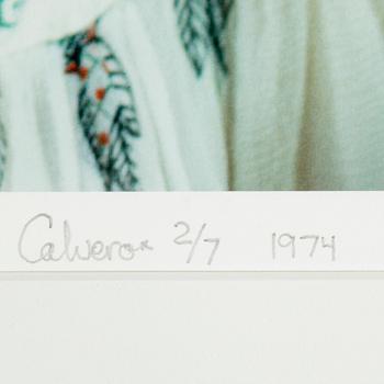 TORBJÖRN CALVERO, photograph, signed, numbered 2/7 and dated 1974.