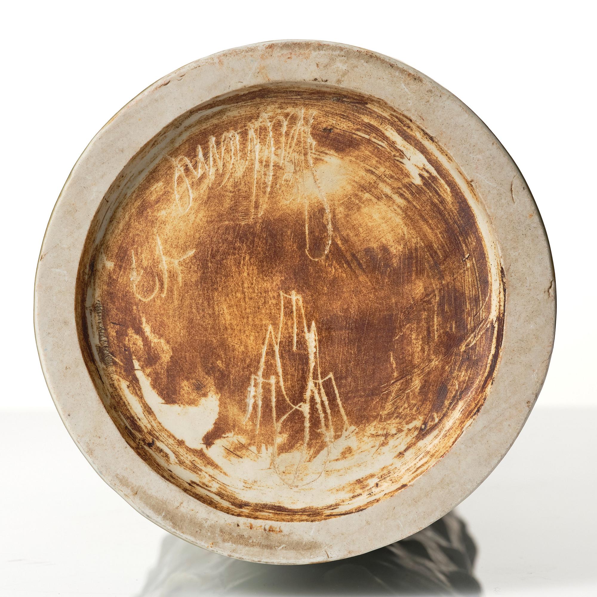 Carl-Harry Stålhane, a unique stoneware floor vase, Rörstrand 1949.