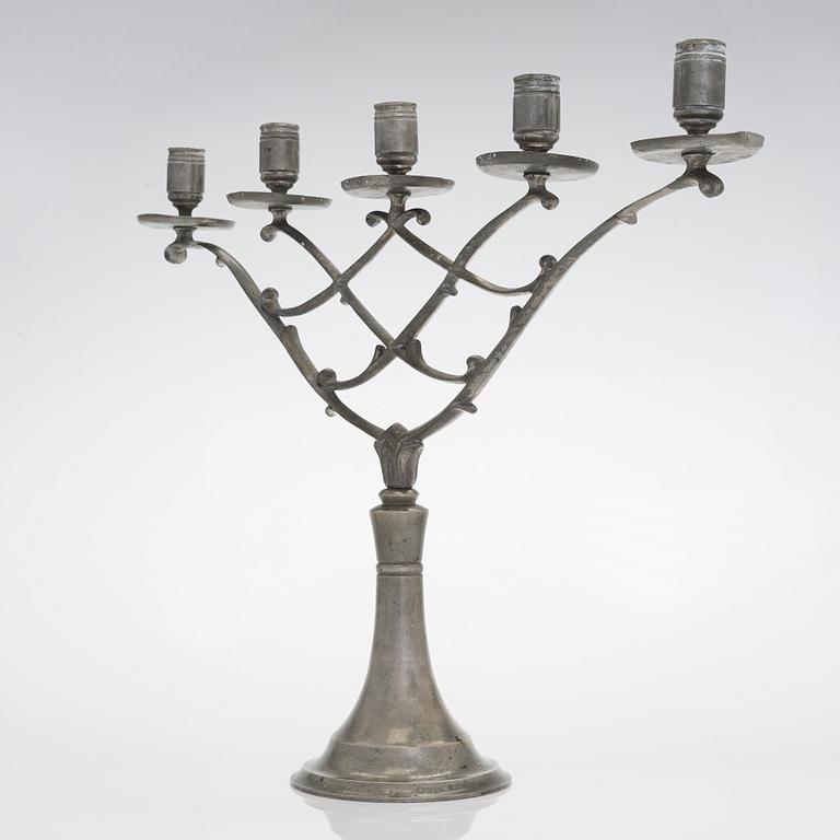 Paavo Tynell, a 1920/1930s candelabrum for Taito, Finland.