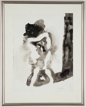 Peter Dahl, watercolour, signed.