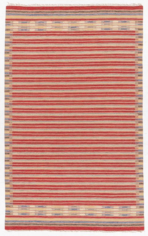 A flat weave carpet, c. 256 x 158 cm.