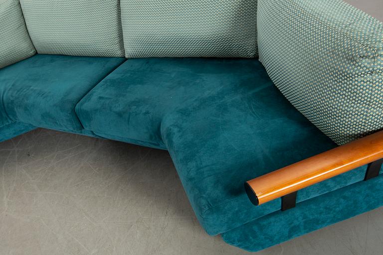 A SET OF 2 1980's FRIGHETTO SOFAS, ITALY.