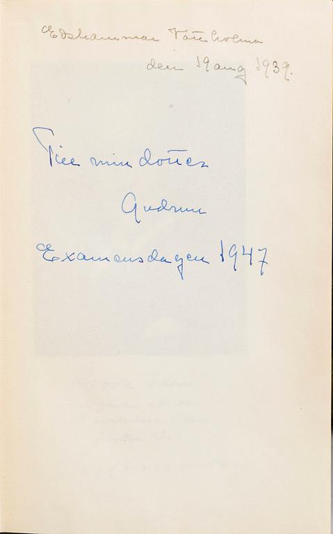 CARL GRIMBERG, "Svenska folkets underbara öden" 11 vol. Numrerad upplaga 347/1000. Signerad av författaren.