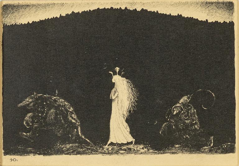 John Bauer, "Trollens Styfdotter".