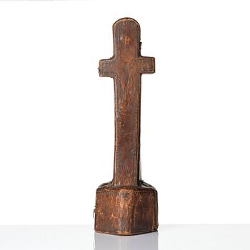 An Augsburg renaissance crucifix clock, the movement presumably by Hans Reinholdt (fl. ca 1630).