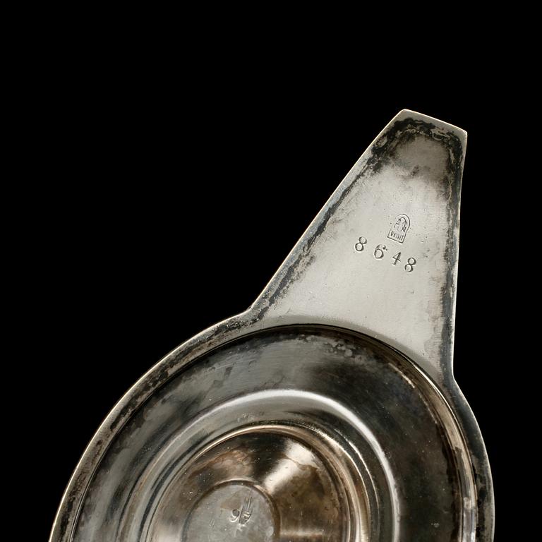 KANNA, glas och nysilver, Orivit Metallwaren-Fabrik, Tyskland, jugend, 1900-talets första del.