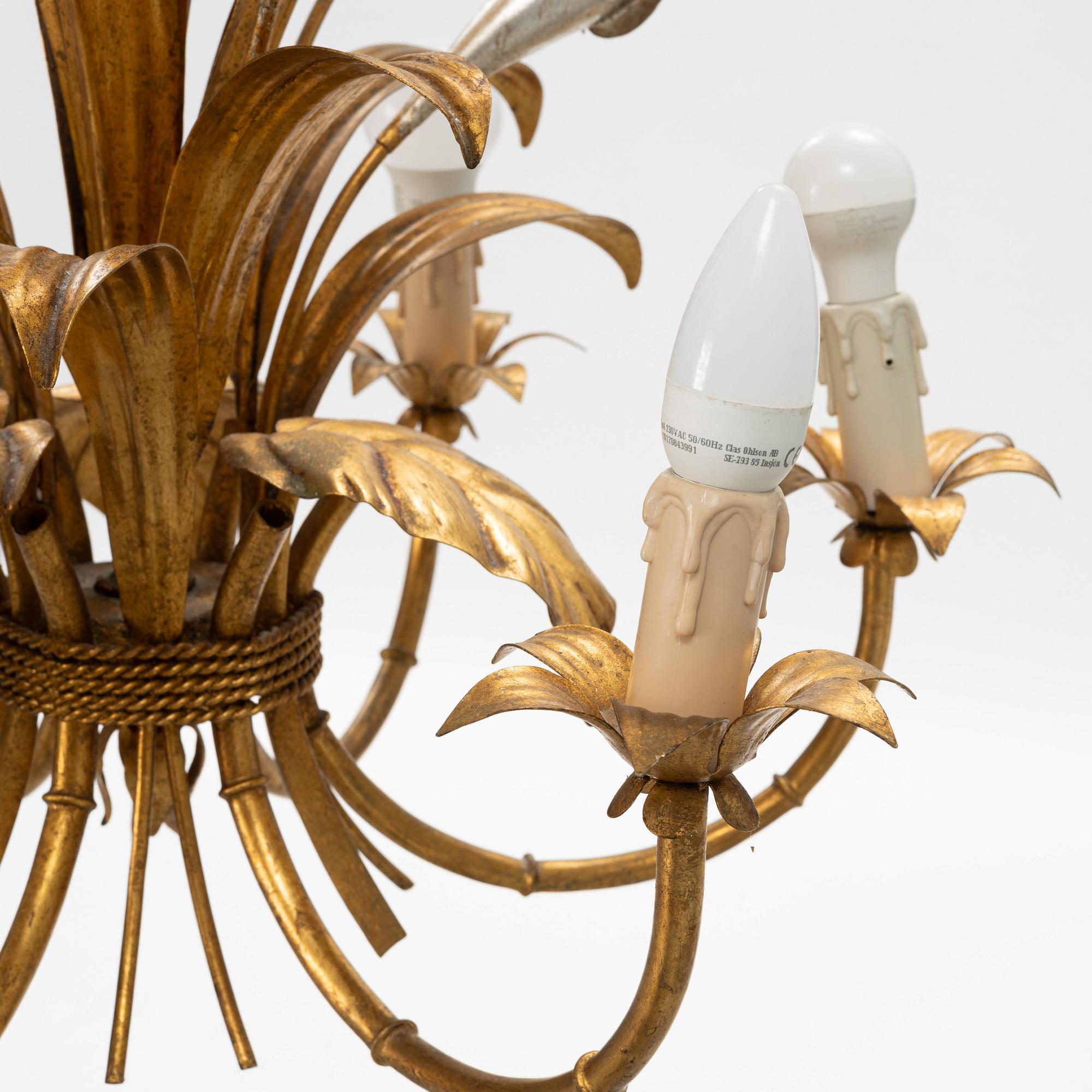 A ceiling lamp, possibly Italy, second half of the 20th century.