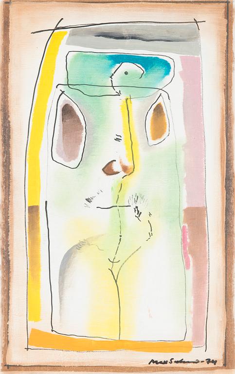 Max Salmi, Enslig torso.