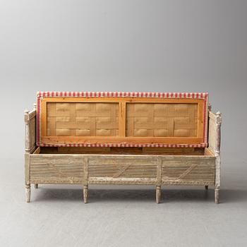 SOFFA, gustaviansk, sent 1700-tal.