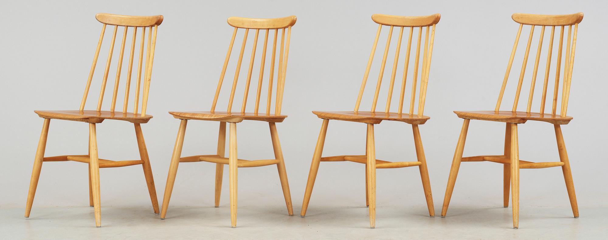 MATGRUPP, 4+1 delar, bla "Fanett", Ilmari Tapiovaara, Edsbyverken, 1960-tal.