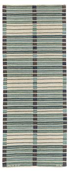 247. Marianne Richter, a runner, flat weave, ca 198,5 x 77 cm, signed AB MMF MR.