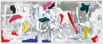 Johan Scott, oil on plexi, 4 parts, signed Johan Scott and dated -99 verso.