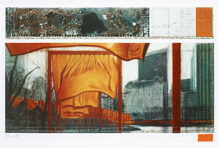 Christo & Jeanne-Claude, "The Gates, Central Park, New York".