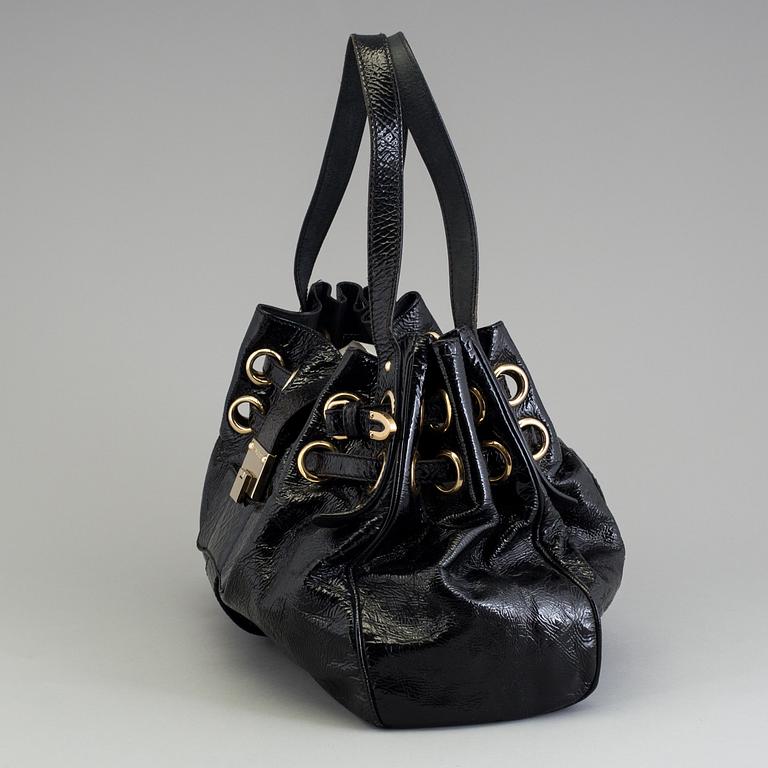 A patent leather 'Ramona' Jimmy Choo handbag.