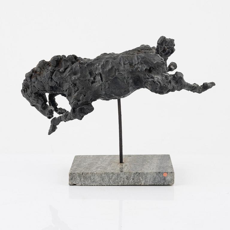 Marylyn Hamilton-Gierow. Skulptur, brons, osignerad, total höjd 28 cm.