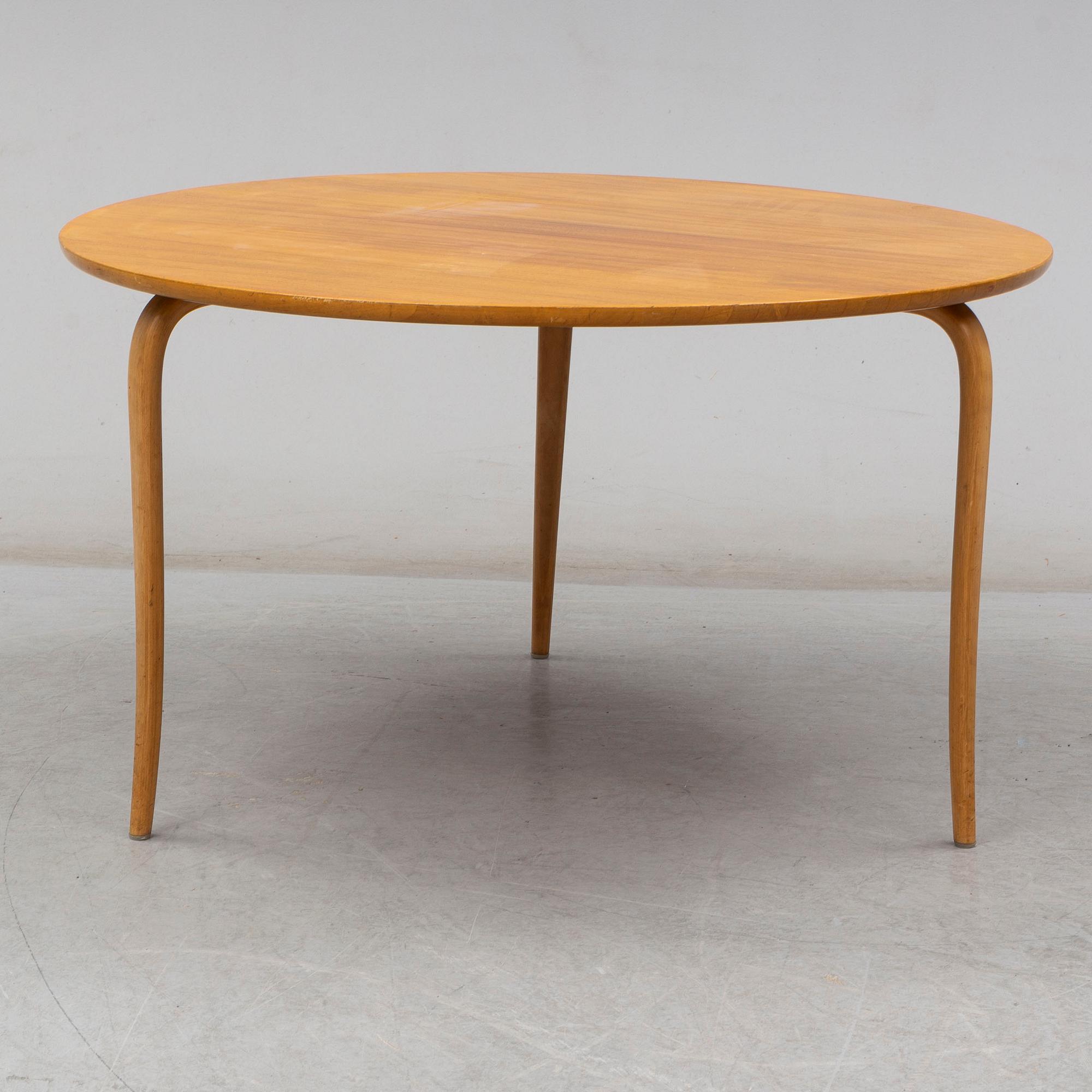 BRUNO MATHSSON, soffbord, "Annika", Firma Karl Mathsson, Värnamo, 1940/50-tal.