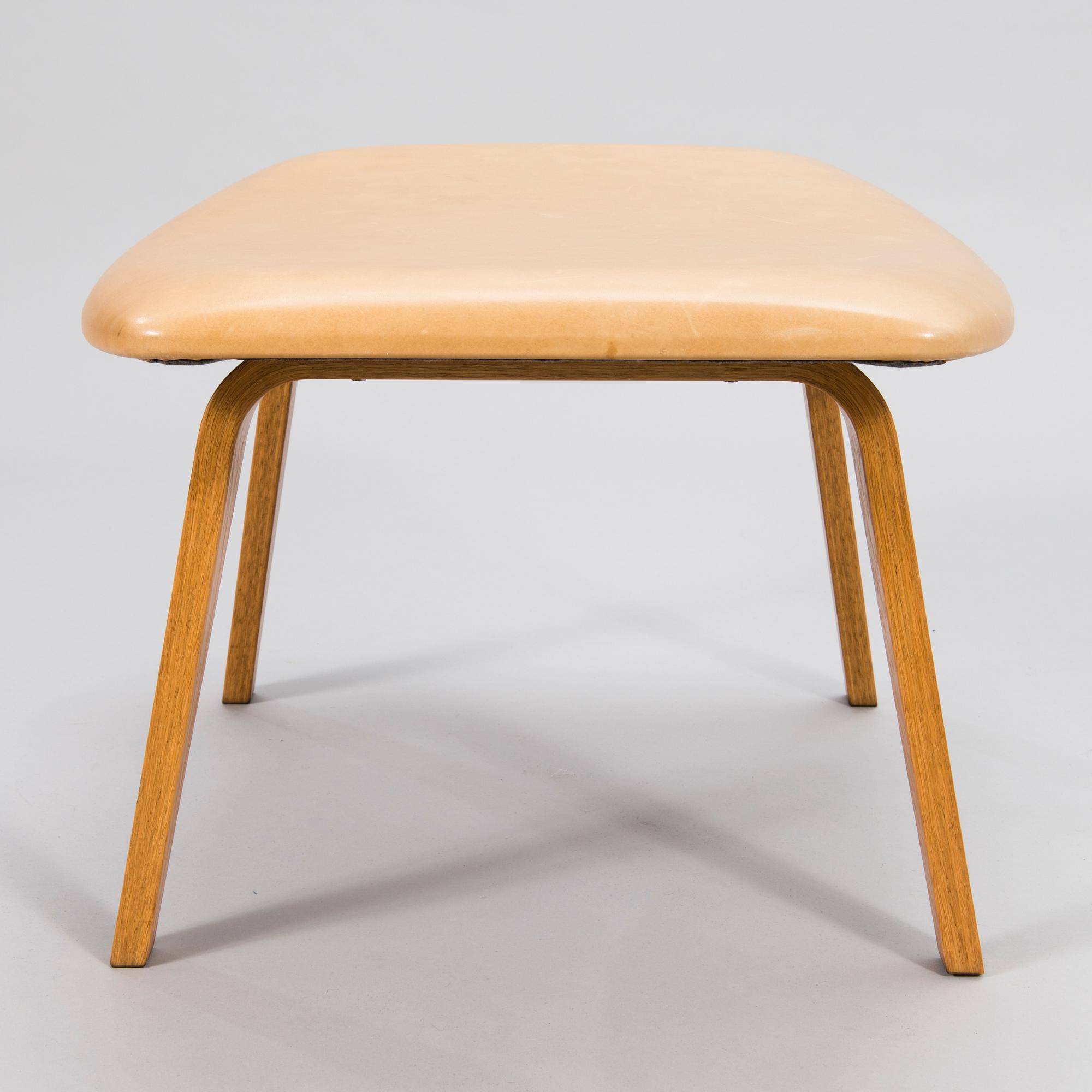 EERO SAARINEN, nojatuoli ja rahi, "Grasshopper", lisenssivalmistaja Tetrimäki Oy.