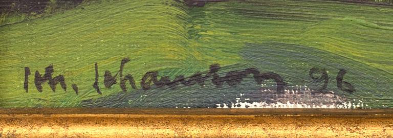 JOHAN JOHANSON, oil on canvas, signed and dated -26,.
