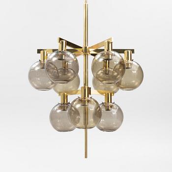 Hans-Agne Jakobsson, a chandelier model "T348/9", Hans-Agne Jakobsson AB, Markaryd 1960s-70s.