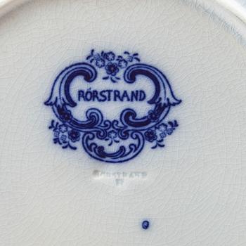 Servisdelar flytande blått Rörstrand, 38 delar.