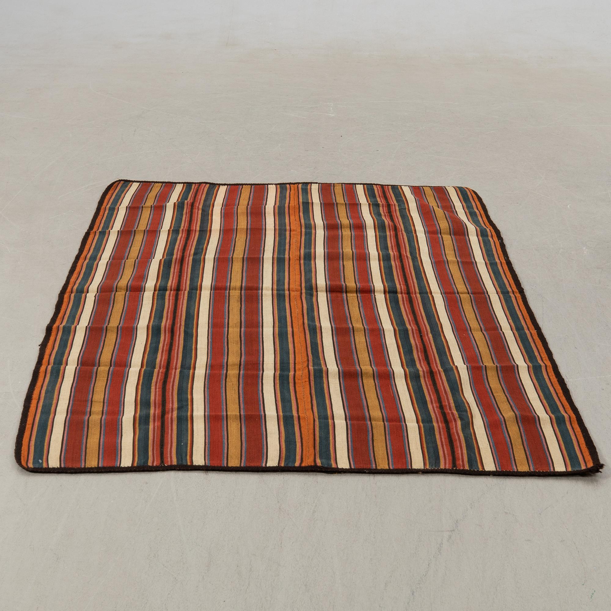 Fabric Bidjar/Azerbaijan Jajim antique four joined panels approx. 185x130 cm.