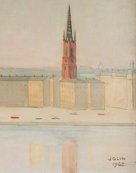 Einar Jolin, Vy över Stockholm.