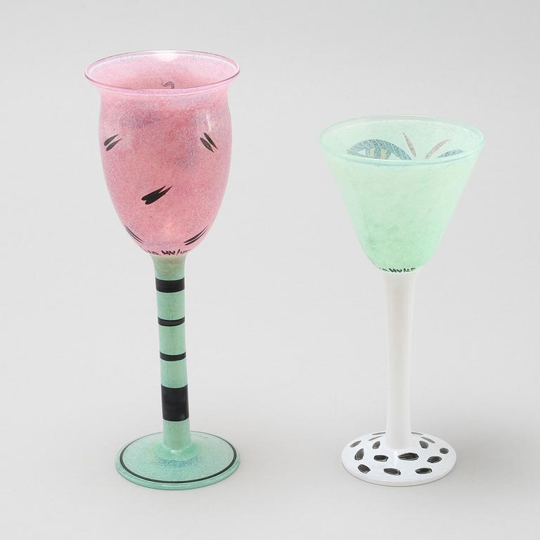 ULRICA HYDMAN-VALLIEN, glas, 12 st, Kosta Boda, sent 1900-tal.