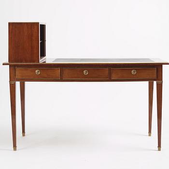 A late Gustavian style writing table, 19th century.