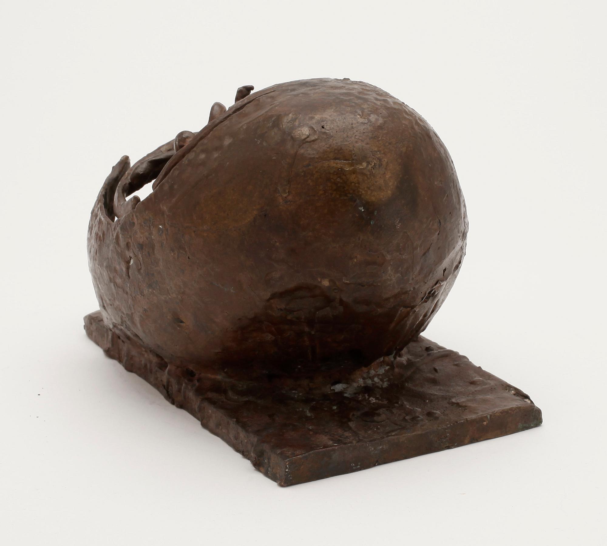 JENS FLEMING SÖRENSEN. Brons. Höjd 13 cm.