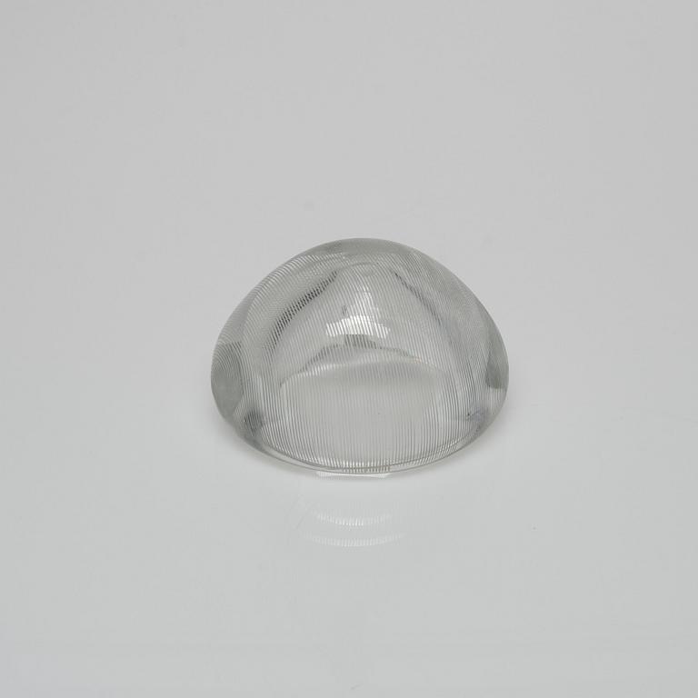 SKÅL, glas, signerad Tapio Wirkkala Iittala. 1950-tal.