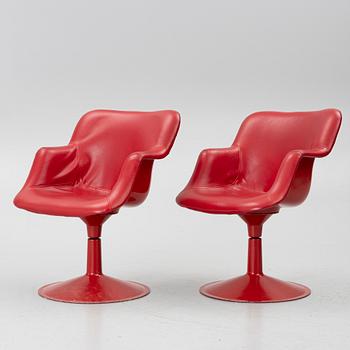 Yrjö Kukkapuro, fåtöljer, ett par, "Junior", Haimi 1960-talets slut.
