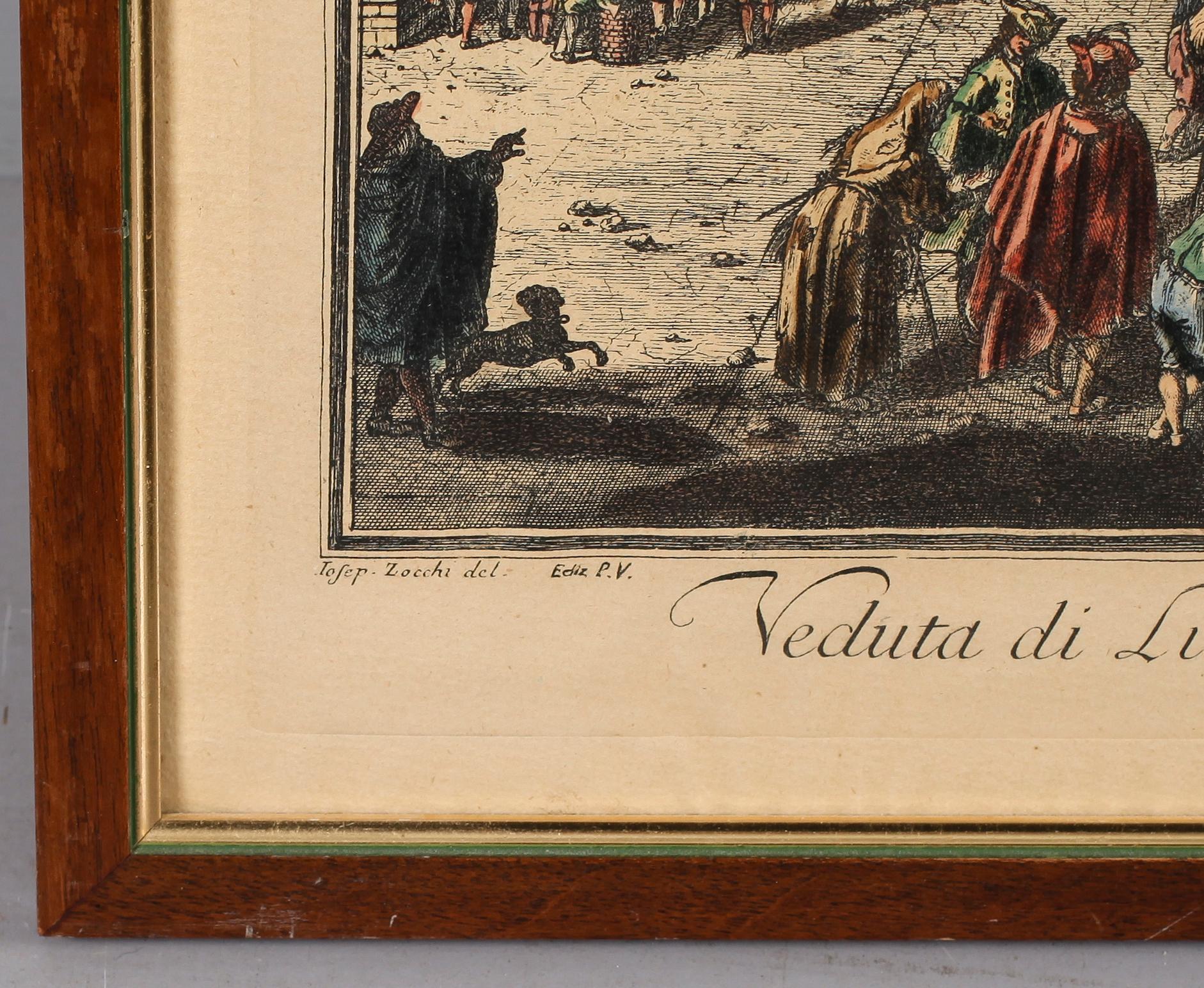 KOPPARSTICK, Italien, möjligen 1800-tal.